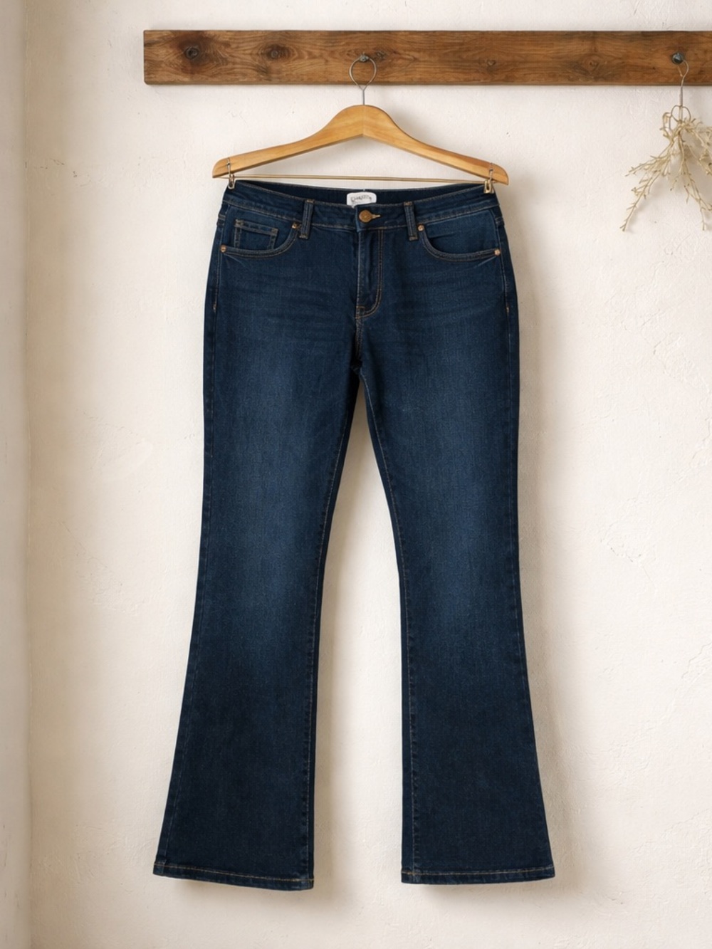 Sonoma Dark Blue Mid Rise Bootcut Jeans Sz 14